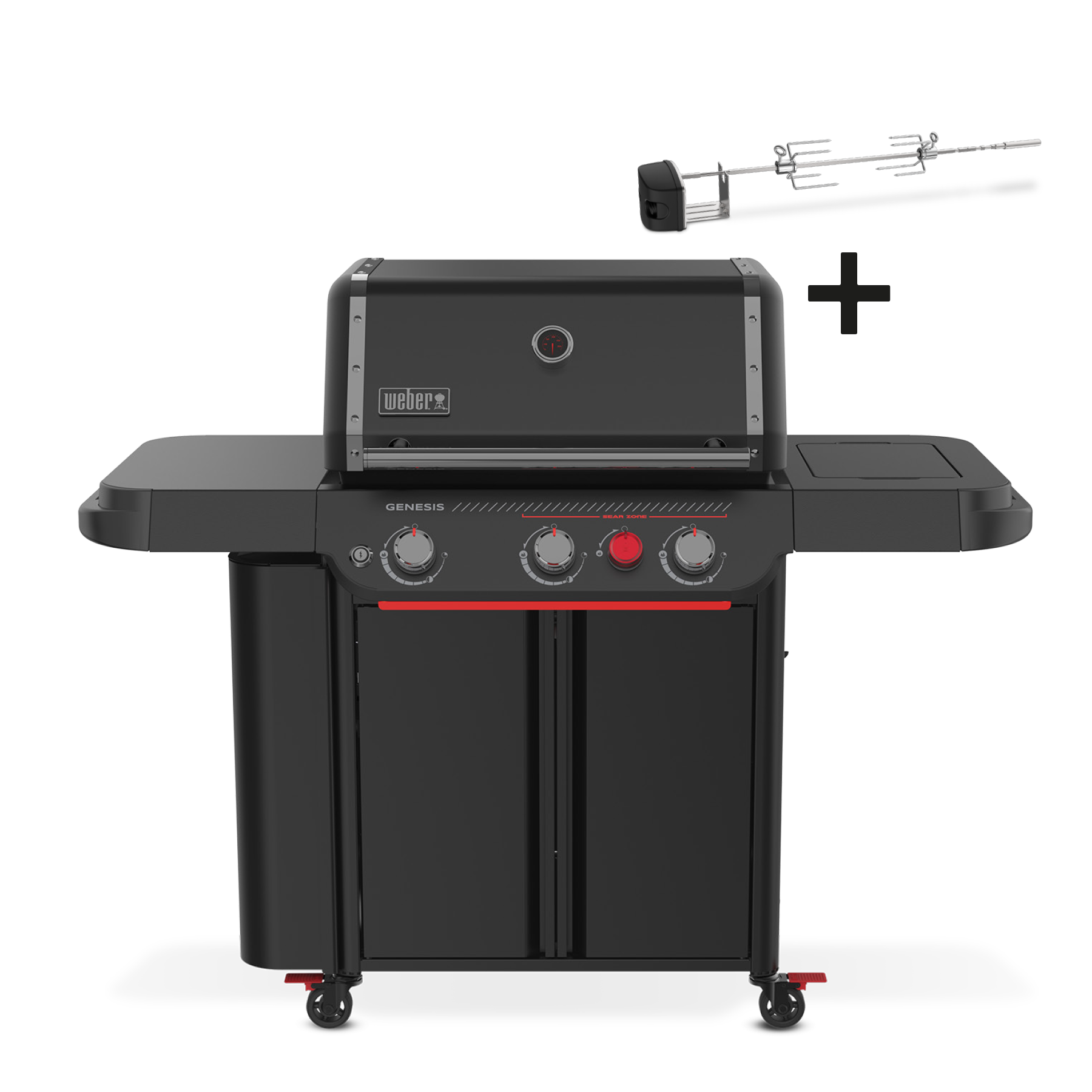 Газовый гриль Weber Genesis E-330WR Stealth® Edition 1502306 Stealth