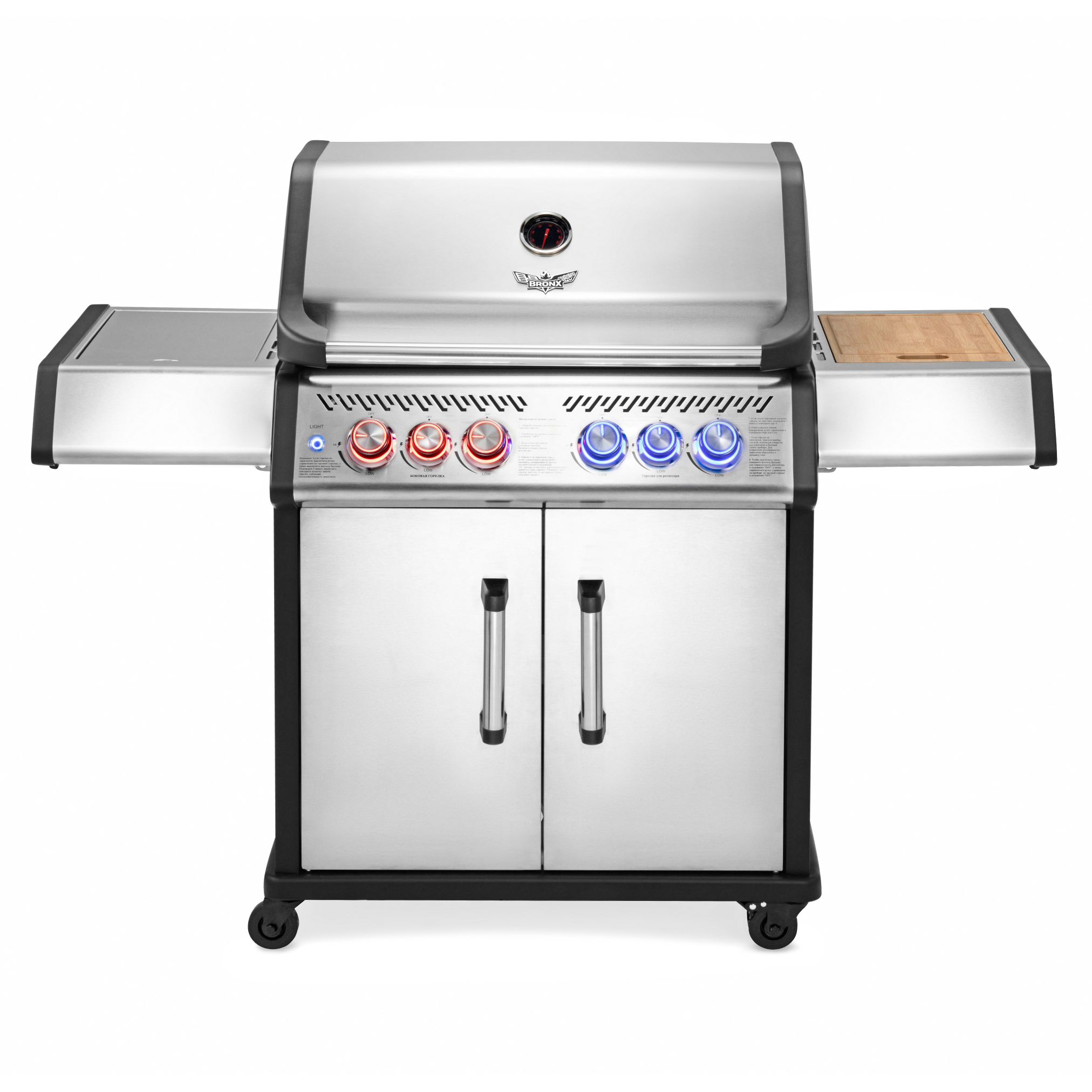 Газовый гриль BRONX RIVERDALE TITANIUM