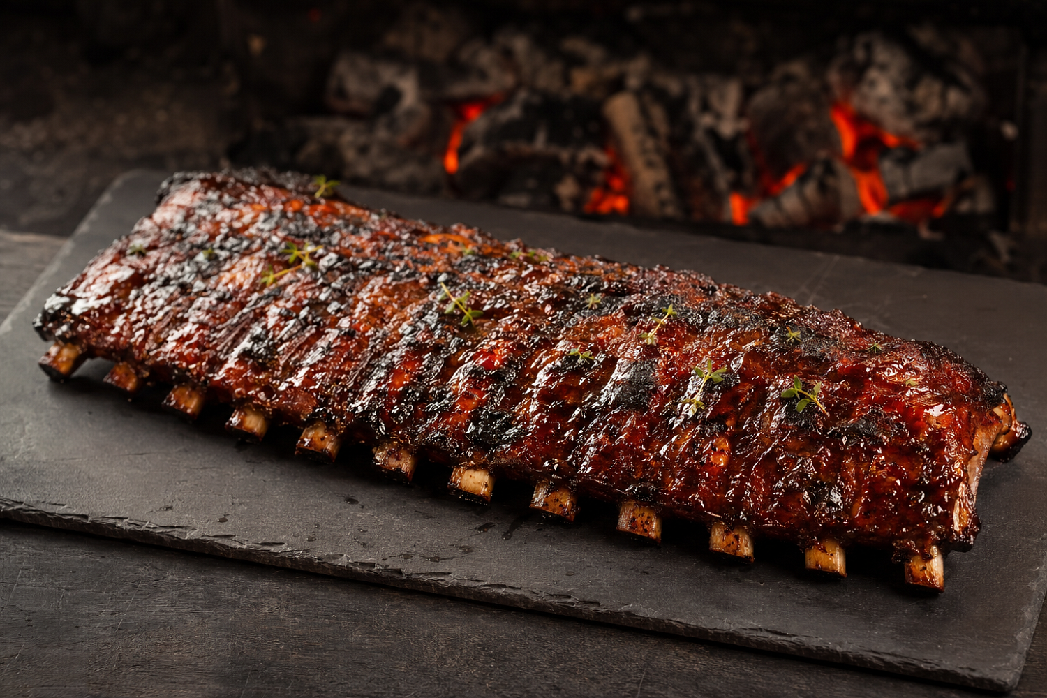 Рецепты: Свиные ребрышки BBQ